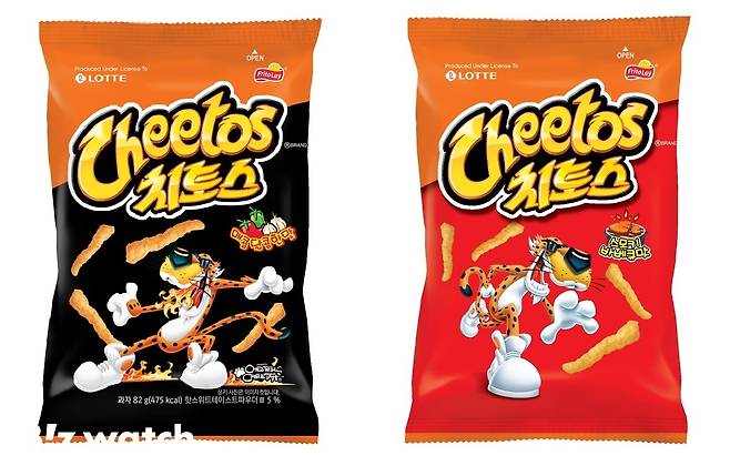 현재 치토스는 두가지 맛으로 판매되고 있다. / 사진=롯데제과
