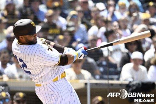 넬슨 크루즈는 스스로 기회를 만들어가고 있다. 사진(美 샌디에이고)=ⓒAFPBBNews = News1