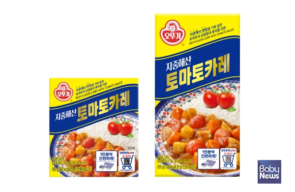 오뚜기 지중해산 토마토카레 출시. ⓒ오뚜기