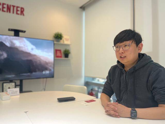 김남수 큐피스트 CTO가 지난 10일 서울 서초구 큐피스트 사무실에서 본보와 인터뷰를 하고 있다. 이승엽 기자