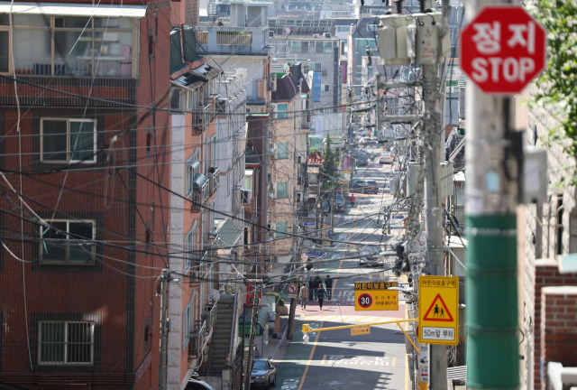 서울 강서구 화곡동 빌라 밀집 지역의 모습. 연합뉴스