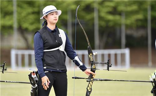 여자 리커브에서 임시현이 올림픽 3관왕 안산을 제치고 1위에 올랐다. [대한양궁협회 제공]