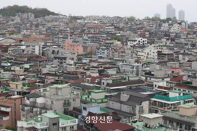 지난 17일 서울의 한 빌라 밀집 지역의 모습. 한수빈 기자