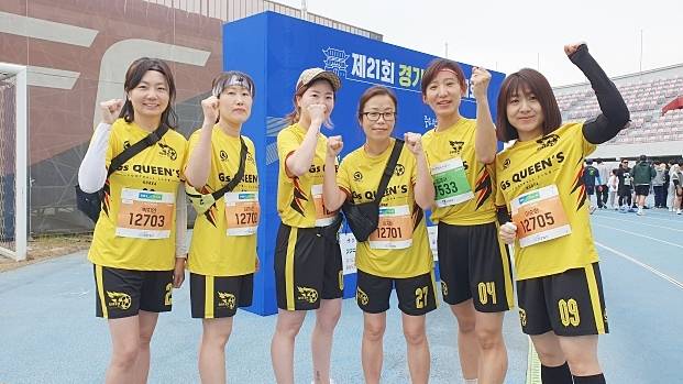 GS경수유소년스포츠클럽 ‘경수퀸즈’. 송상호기자