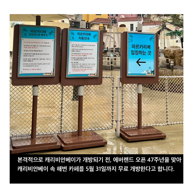국내 유일의 파도 풀 카페, 캐리비안베이 마르카리베 카페 | 유라이프