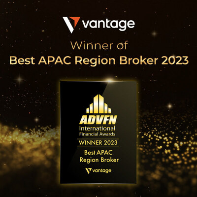 Vantage가 ADVFN International Awards 2023에서 'Best APAC Region Broker' 상을 받았다.