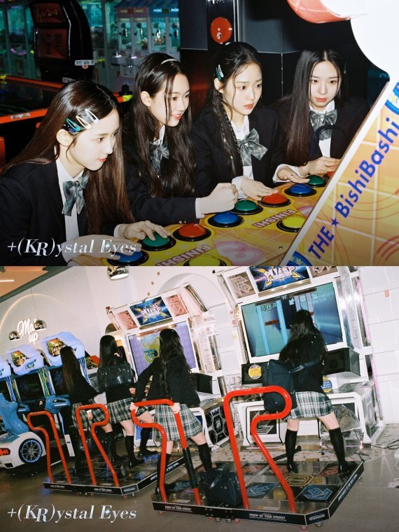A special moment for the girls came.ModeHouse unveiled a new EP AESTHETIC group concept photo that will be showcased by the new DIMENSION + (KR) ystal Eyes on Triple Ss official SNS channel at midnight on the 25th.The photo shows Yoon Seo-yeon, Kim Soo-min, Chaeyeon, and Lee Ji-woo, members of + (KR)ystal Eyes, who visited the arcade. Not only did they focus on the game cutely, but they also caught the excitement of enjoying the dance game, drawing attention.Especially, if you showed the elegance with the pure white dress in the first concept photo that was released earlier, the new group concept photo added the speciality by expressing the simple yet pleasant daily life of the girls and the unique Y2K sensibility.+ (KR)ystal Eyes is a dimension that was born as the first Gravity of Triple S, the worlds first fan-participating idol.Yoon Seo-yeon, Kim Soo-min, Chaeyeon, and Lee Ji-woo received fans Choices to complete +(KR)ystal Eyes.Acid Angel from, the first Dimension that was born at the time, made its debut last year and completed its activities successfully, and + (KR)ystal Eyes took over the baton and is preparing to meet WAV (fandom name).ModeHouse plans to release another content of +(KR)ystal Eyes sequentially through Triple Ss official SNS in the future. In addition, it plans to communicate with Wave through Triple Ss signature daily content SIGNAL.On the other hand, Triples is also working on a new Gravity along with the dictionary content of + (KR) ystal Eyes, which is the Grand Canyon Gravity that creates a new dimension.Grand Canyon Gravity is currently available in Triples official application COSMO.DIMENSION: A kind of unit that is born of fans Choices* Gravity (Gravity): Fans vote directly on the official application COSMO