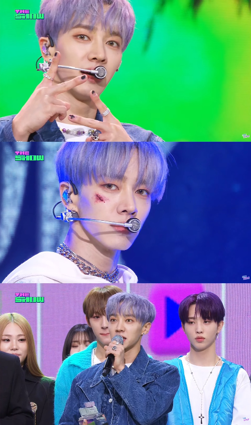 ‘더쇼’ 이기광이 1위를 차지했다.사진= SBS MTV ‘더쇼’ 방송캡처