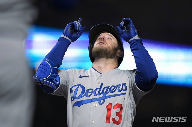 [샌프란시스코=AP/뉴시스] 메이저리그(MLB) LA 다저스의 맥스 먼시. 2023.04.13