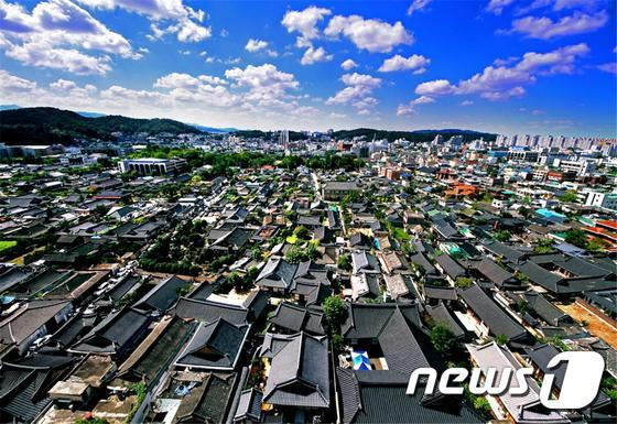 전북 전주 한옥마을 전경/뉴스1