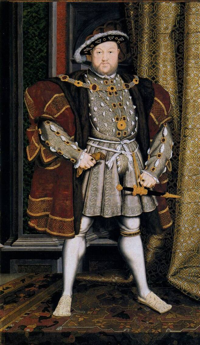 헨리 8세 초상화 출처 : 위키피디아