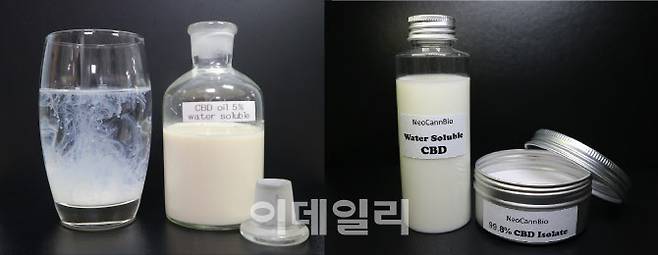 네오켄바이오가 개발한 수용성 칸나비디올(CBD) 이미지. (사진=네오켄바이오)