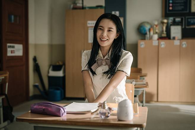 티빙 드라마 ‘방과 후 전쟁활동’에서 차소연 역을 연기한 배우 신수현 출연장면. 사진 티빙