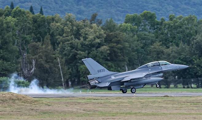 F-16V 전투기 [대만 중앙통신사 제공, 재판매 및 DB 금지]