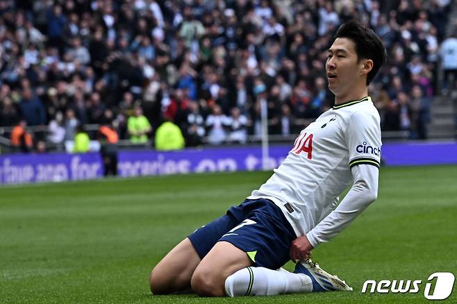 토트넘 홋스퍼의 손흥민 ⓒ AFP=뉴스1