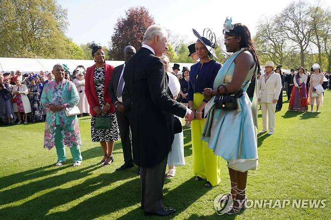 대관식 전 버킹엄궁 가든파티 [AFP 연합뉴스 자료사진. 재판매 및 DB 금지]