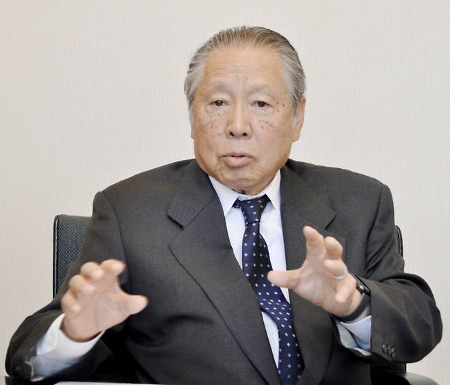 히가시 데쓰로 라피더스 회장[연합]