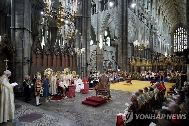 찰스 3세 영국 국왕 대관식 [AP=연합뉴스. 재판매 및 DB 금지]