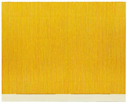 4억3000만원에 낙찰된 박서보 화백의 2000년대 단색화. 〈묘법 No.070505〉. [서울옥션 제공]