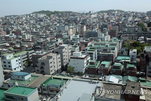 서울 강서구의 빌라촌 [연합뉴스 자료사진]