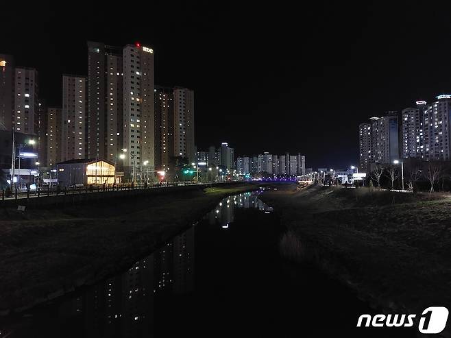 전라북도 경관디자인 조성공모에 선정된 군산 경포천 서래숲길.(군산시제공) 2023.5.8/뉴스1