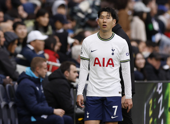 Son Heung-min  [REUTERS/YONHAP]