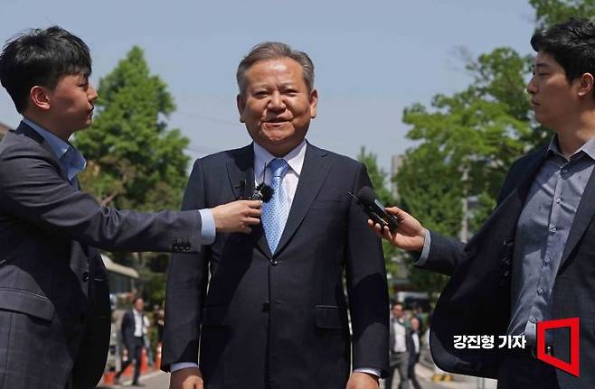 이상민 행정안전부 장관이 9일 서울 종로구 헌법재판소에서 열린 탄핵 심판 사건 첫 변론에 출석하고 있다. 사진=강진형 기자aymsdream@