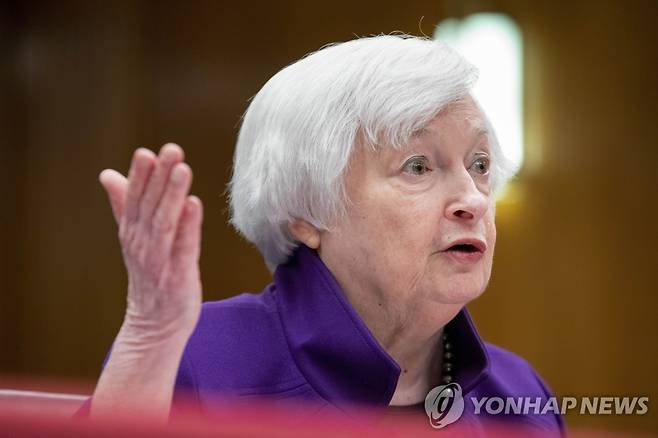 재닛 옐런 미국 재무부 장관 [AP=연합뉴스 자료사진]