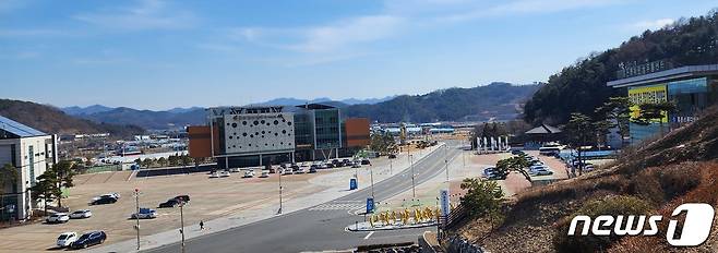 금산세계인삼축제장 주변 도시정원 프로젝트 사업지.(금산군 제공)