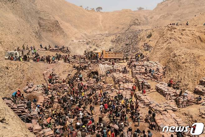 콩고민주공화국(DRC)의 코발트 광산 ⓒ AFP=뉴스1