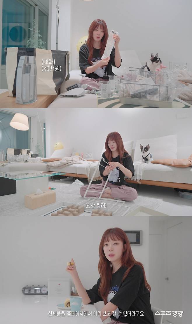 초아 유튜브 채널 캡처