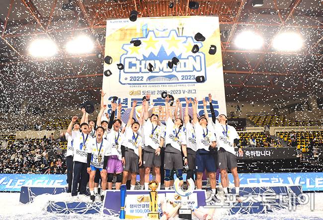 대한항공 선수단 / 사진=DB