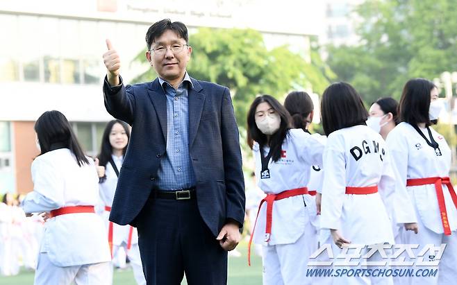 경기도 화성시 동탄국제고등학교 박윤희 교장. 화성=박재만 기자pjm@sportschosun.com