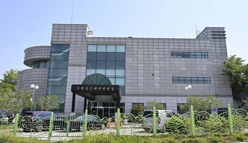 수원공군체력단련장 클럽하우스 전경. 홍기웅 기자