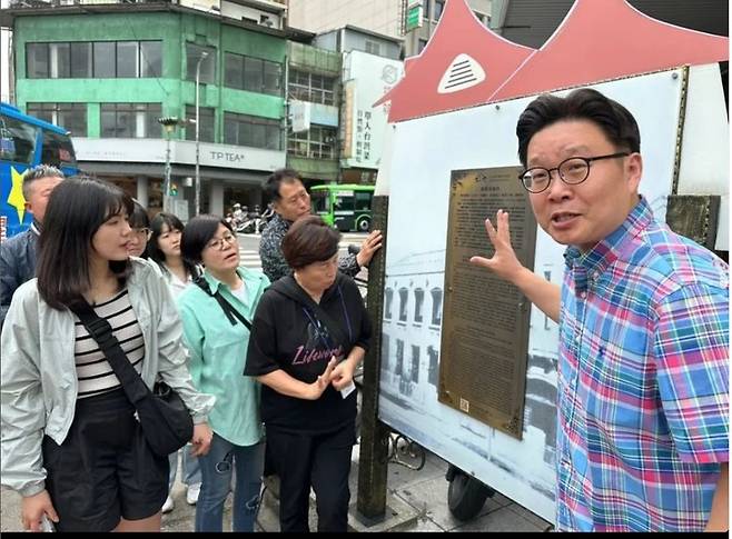 [서울=뉴시스] 대만 조명하 의사 의거지 (사진=서경덕 교수팀 제공) 2023.05.14. photo@newsis.comm *재판매 및 DB 금지