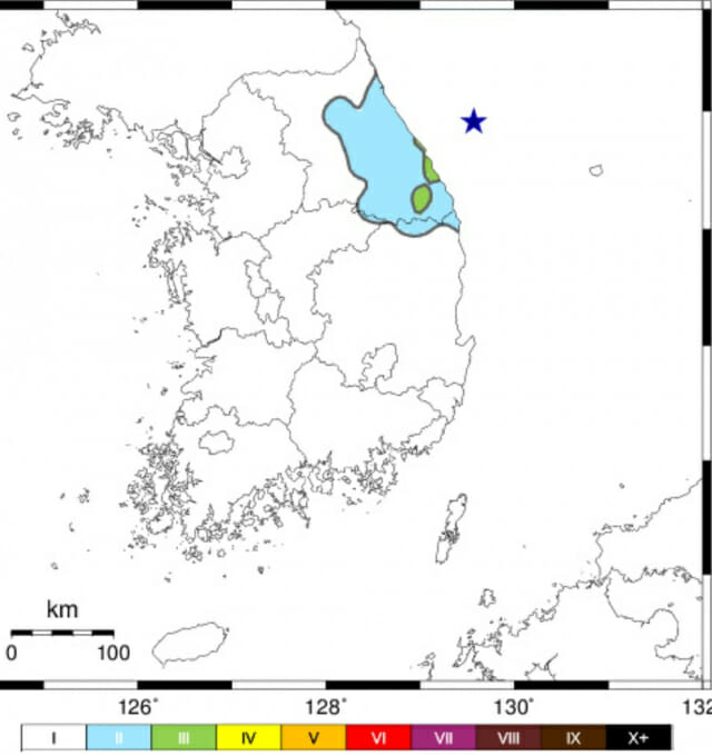 15일 지진발생 지역