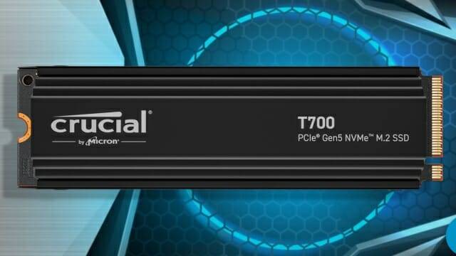 파이슨 E26 컨트롤러 칩 탑재 마이크론 크루셜 T700 SSD. (사진=마이크론)