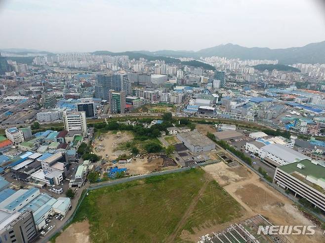 예비타당성조사를 통과한 공업지역 전경.