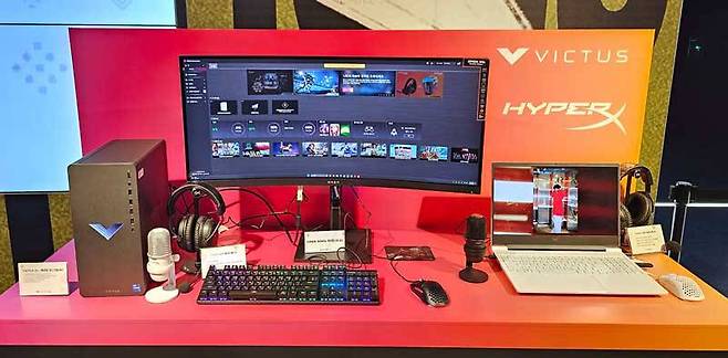 HP에서 운영하고 있는 빅터스 및 하이퍼엑스 브랜드의 제품군