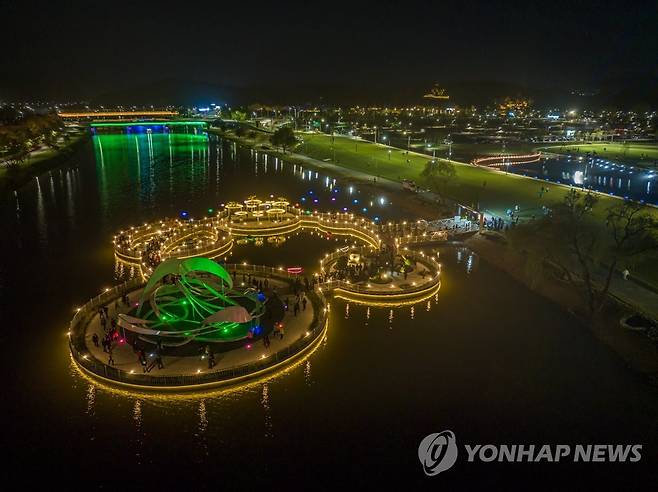 순천만정원박람회 야간 경관 [순천만정원박람회조직위 제공. 재판매 및 DB 금지]