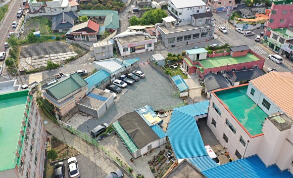 함평우체국 뒤 무료주차장 부지 이미지 [사진=함평군]