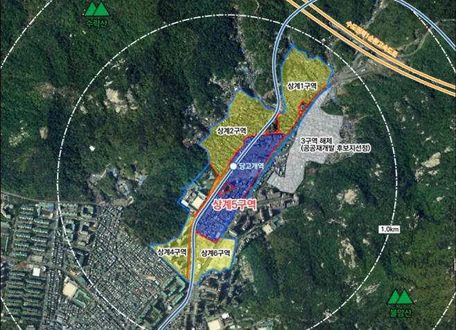 상계5구역 위치도. 서울시 제공