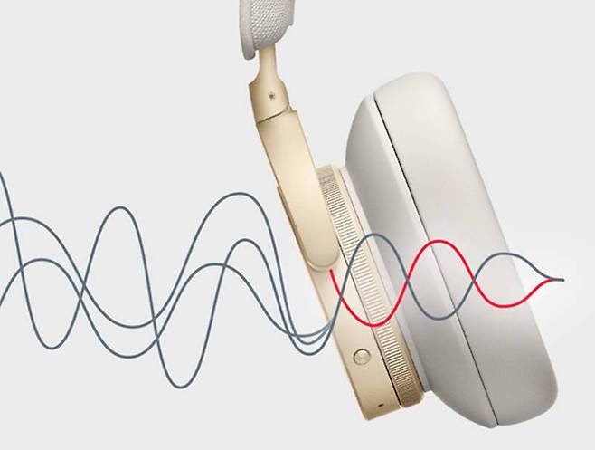 노이즈 캔슬링은 파동의 상쇄간섭 원리를 이용한다. 출처=뱅앤올룹슨