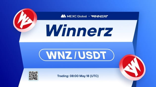 5월 18일 글로벌 거래소 MEXC에 상장된 위너즈/사진=위너즈