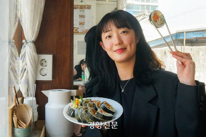 정다현씨는 “김밥이 세계적인 음식이 될 때까지 인생을 걸어보겠다”고 말했다.