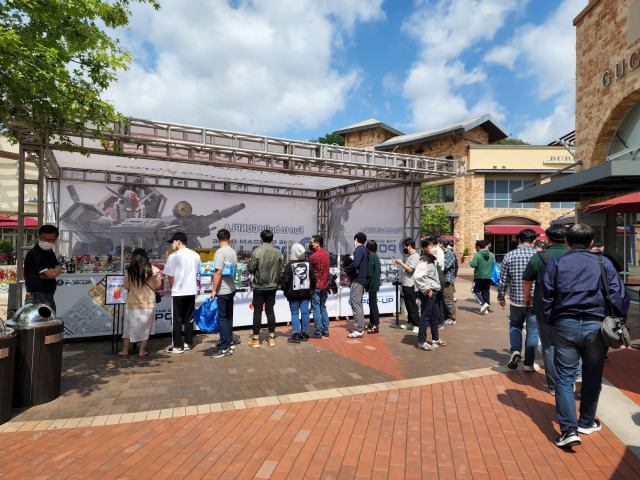 신세계사이먼 건담 팝업 스토어. /사진제공=신세계사이먼