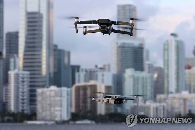 중국 무인기 DJI [AFP 연합뉴스 자료사진]