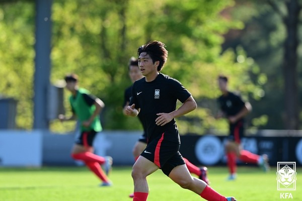 김용학(한국 U20 대표팀). 대한축구협회 제공