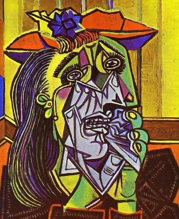 파블로 피카소, The Weeping Woman [www.PabloPicasso.org]