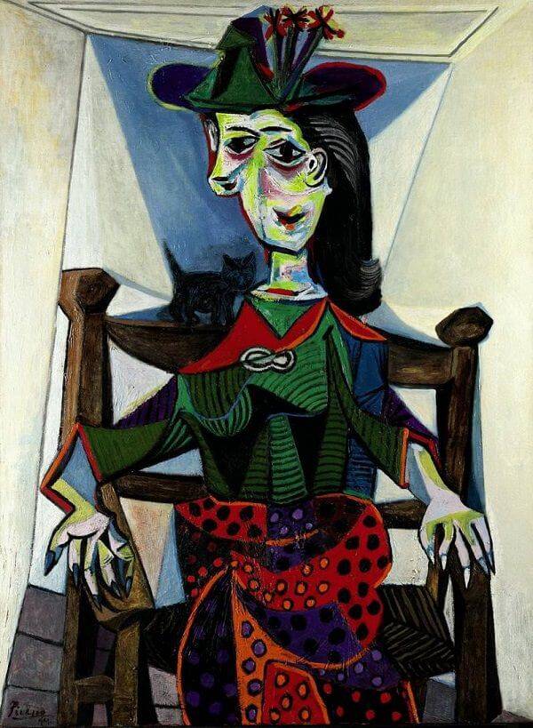 파블로 피카소, Dora Maar au Chat [www.PabloPicasso.org]